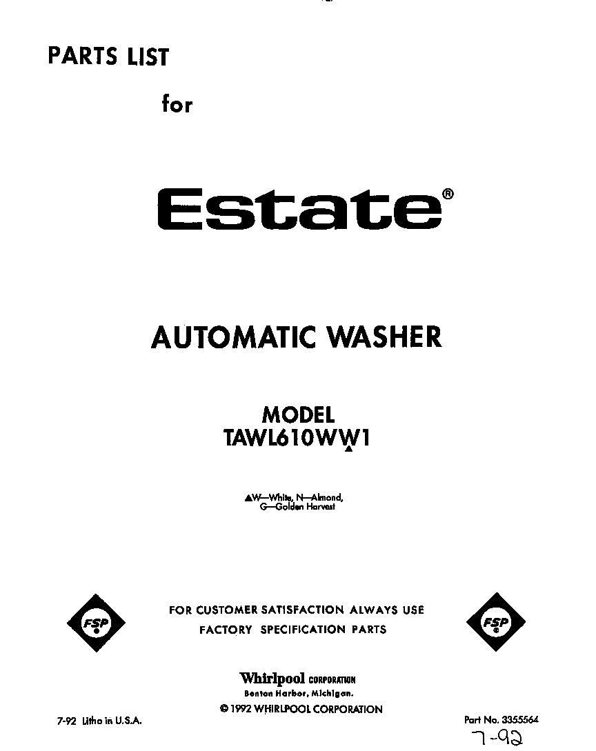 Front cover