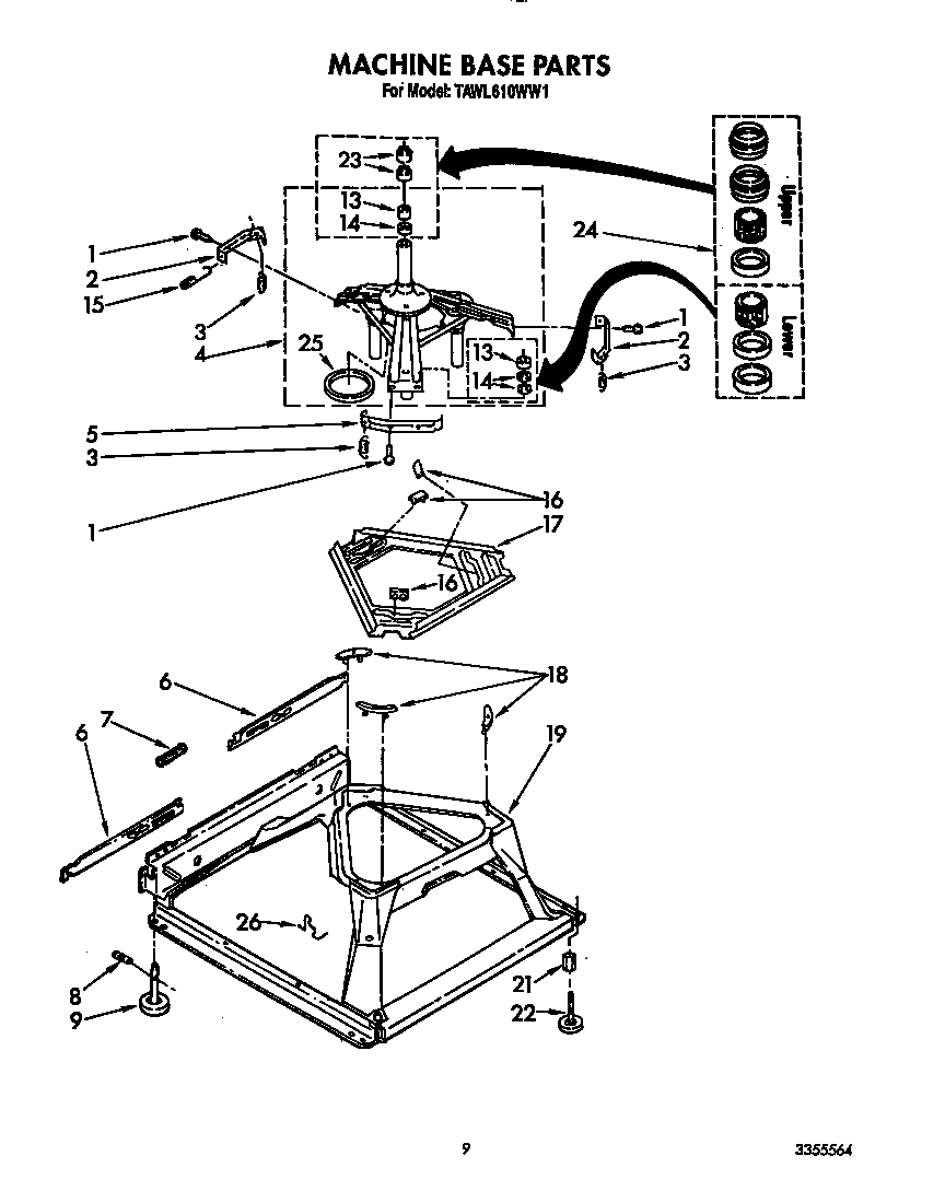 Machine base