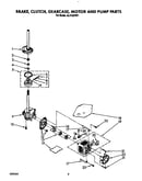 Brake, clutch, gearcase, motor and pump