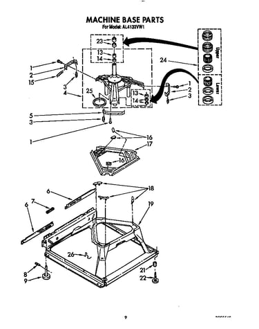 Machine base