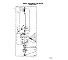 Roper AL4132VW1 brake and drive tube diagram