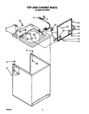 Top and cabinet