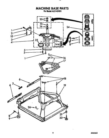 Machine base
