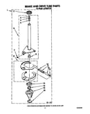 Brake and drive tube