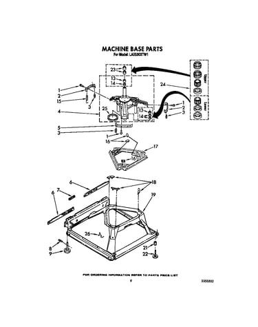 Machine base