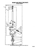 Brake and drive tube