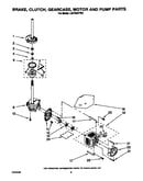 Brake, clutch, gearcase, motor and pump