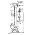 Whirlpool LA6055XTW1 gearcase diagram