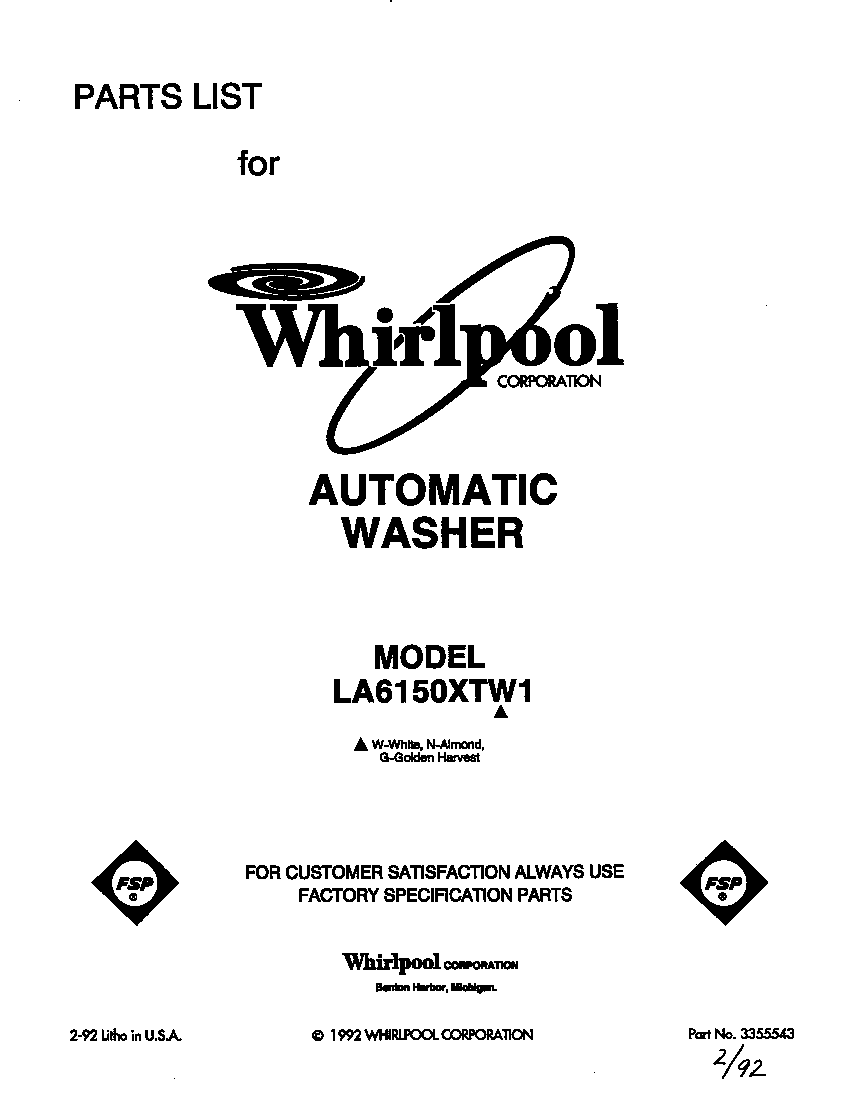 Front cover