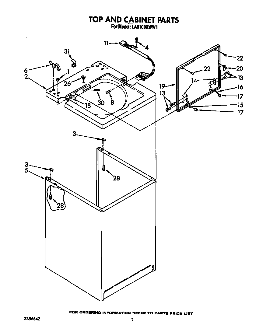 TOP AND CABINET