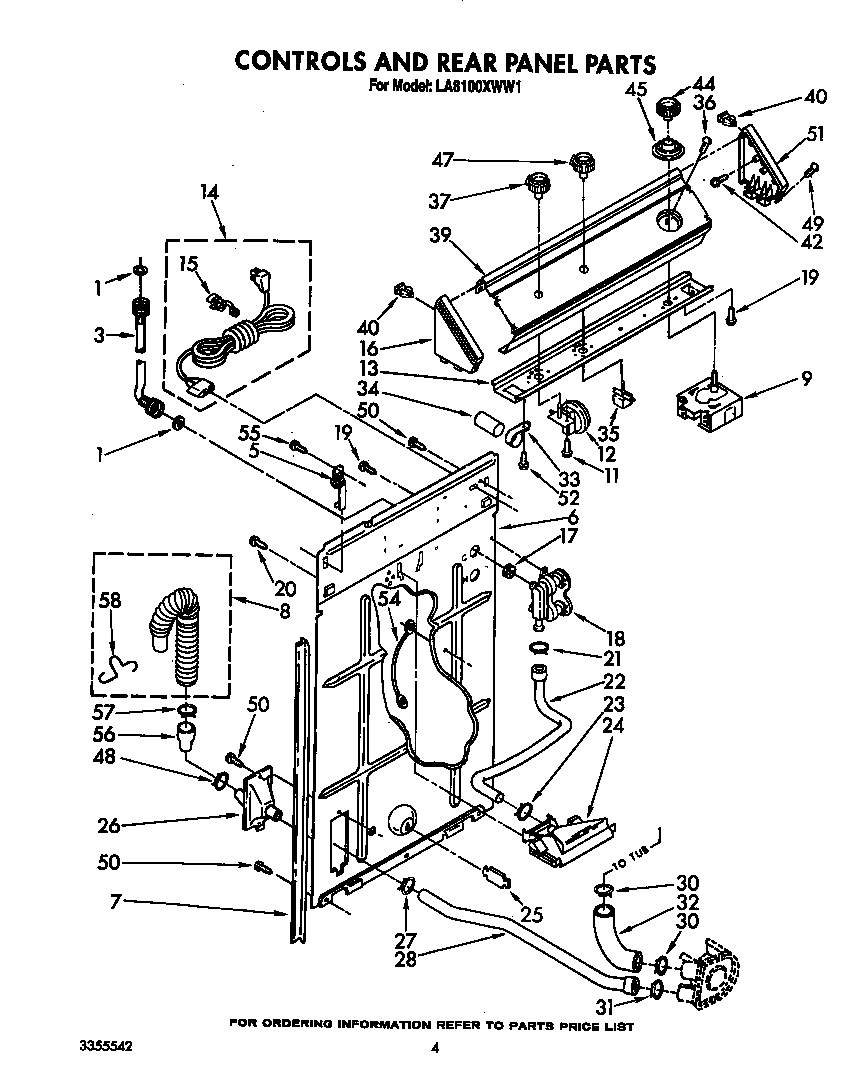 CONTROLS AND REAR PANEL