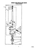 Brake and drive tube
