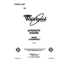 Whirlpool LA8200XWW1 front cover diagram