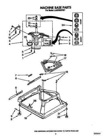 Machine base