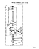 Brake and drive tube