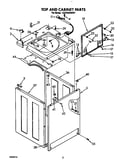 Top and cabinet