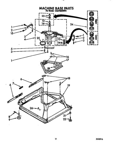 Machine base