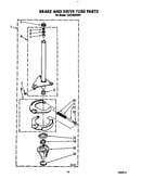 Brake and drive tube