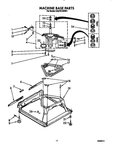 Machine base