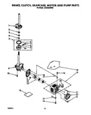 Brake, clutch, gearcase, motor and pump