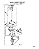 Brake and drive tube