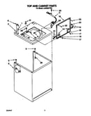 Top and cabinet