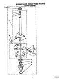 Brake and drive tube