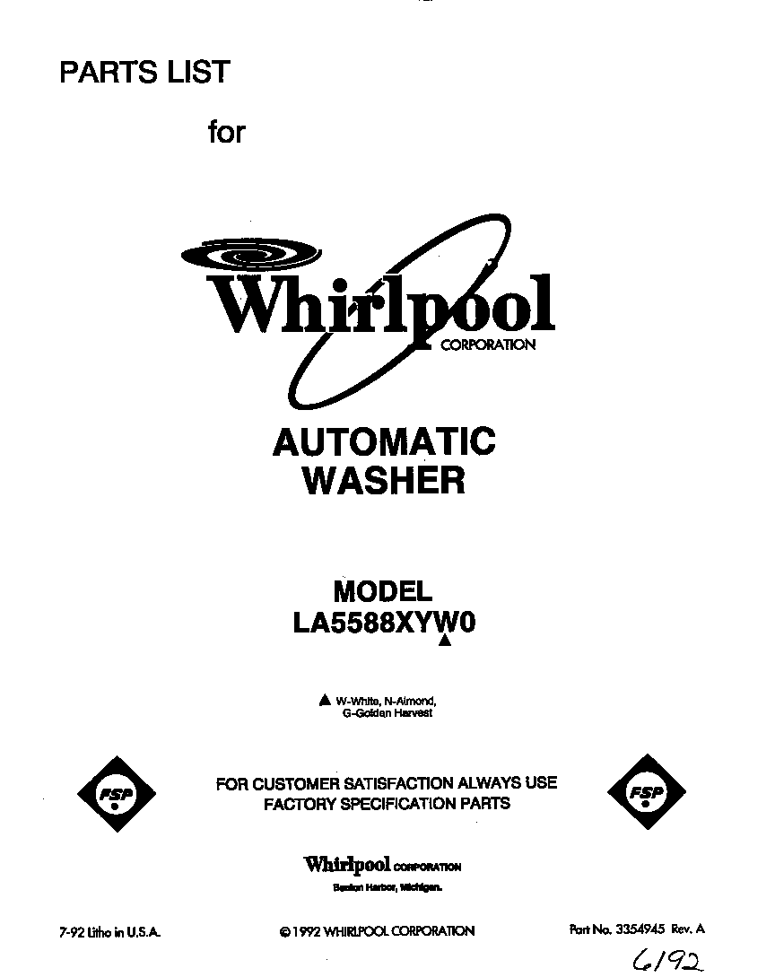 Front cover