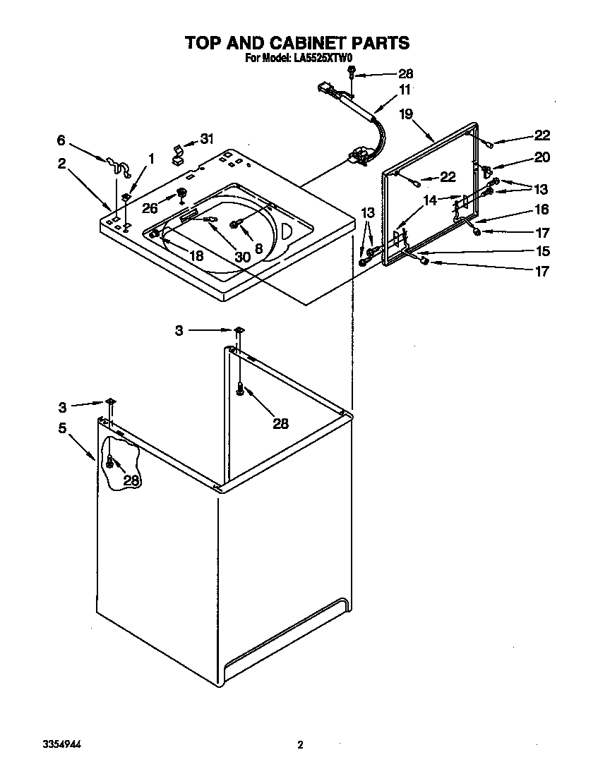 TOP AND CABINET