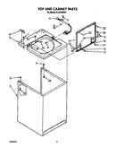 Top and cabinet
