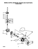 Brake, clutch, gearcase, motor and pump