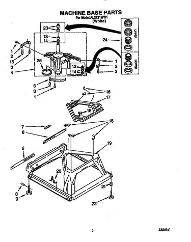 Machine base