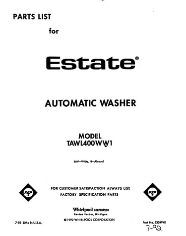 Front cover