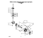 Estate TAWL200WW1 brake, clutch, gearcase, motor and pump diagram
