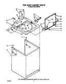 Top and cabinet