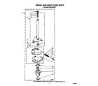 Estate TAWL400WW0 brake and drive tube diagram