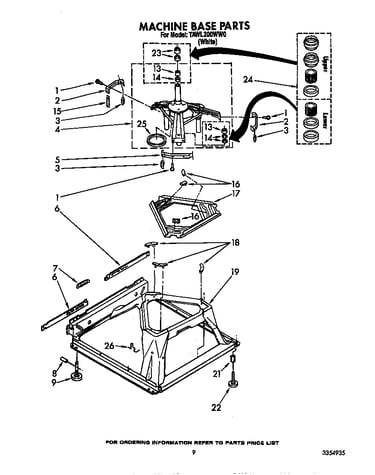 Machine base