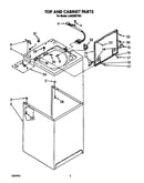 Top and cabinet