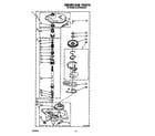 Whirlpool 6LA5400XWW1 gearcase diagram