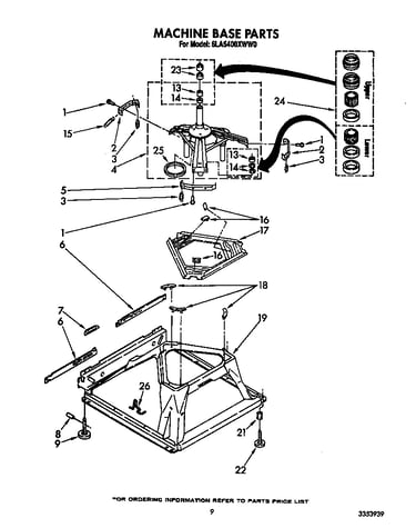 Machine base