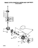Brake, clutch, gearcase, motor and pump