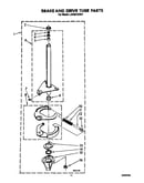 Brake and drive tube