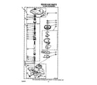 Whirlpool GLA5580XSW4 gearcase diagram