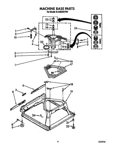 Machine base