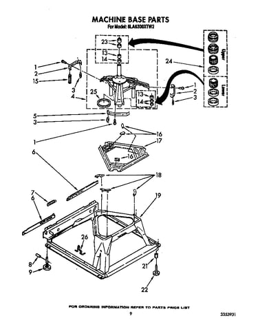 Machine base
