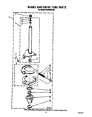 Brake and drive tube