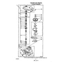 Whirlpool 6LA5800XTW1 gearcase diagram
