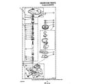 Whirlpool 6LA6300XTW1 gearcase diagram