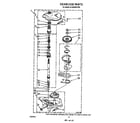 Whirlpool 6LA6300XTW0 gearcase diagram
