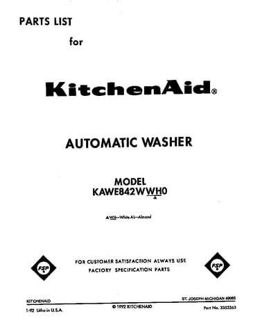 Front cover